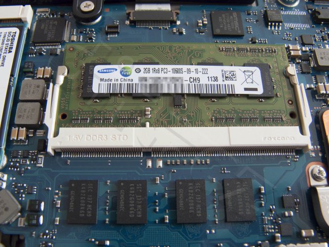 Toshiba Portégé Z830 - paměť