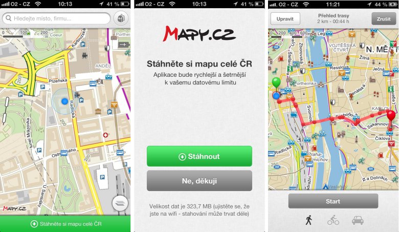 Mapy.cz v mobilu - Obrázek 4