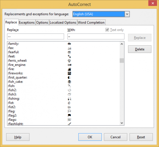 Libreoffice 5 Emoji