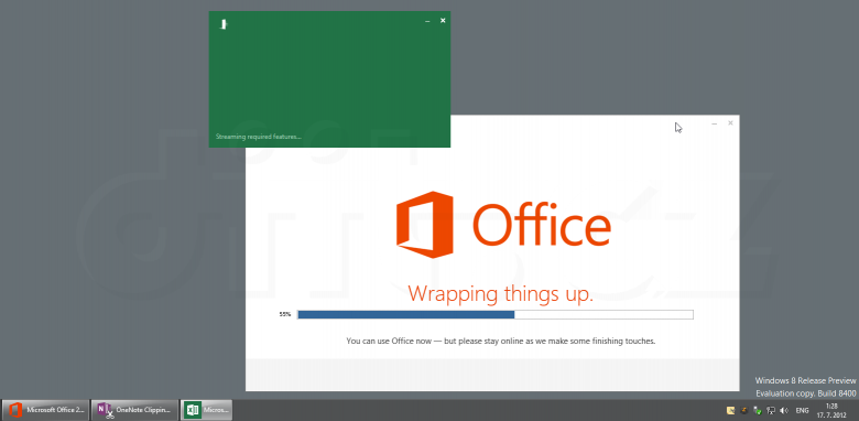 Office 2013 Preview - Streaming required features