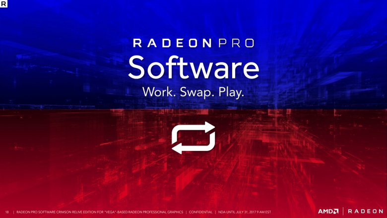 Radeon Pro Software Crimson Relive For Vega 18