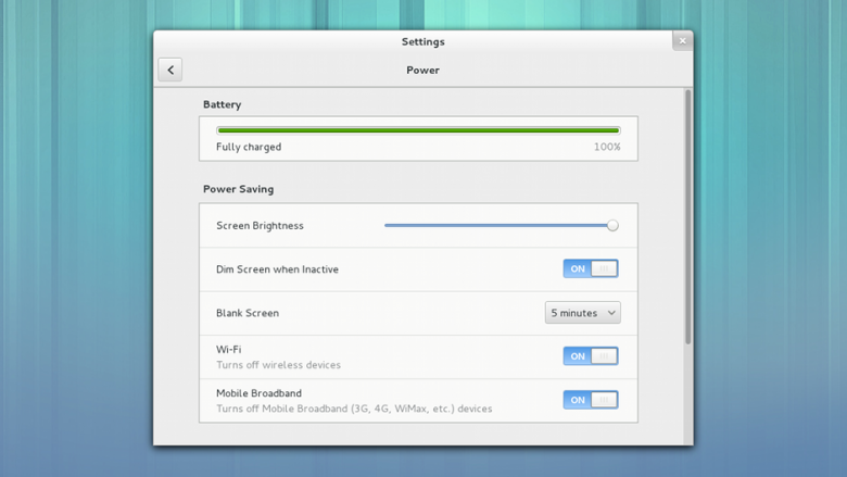 GNOME 3.8 - settings-power