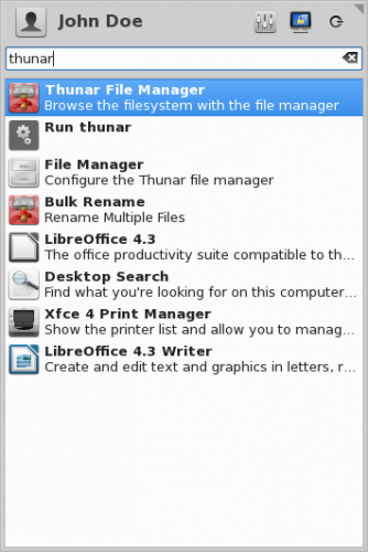 Xfce 412 Whiskermenu Search