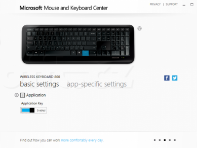 03 Microsoft Mouse And Keyboard Center Klavesnice Application Key