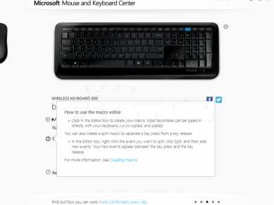 06 Microsoft Mouse And Keyboard Center Klavesnice How Tu Use Macro Editor