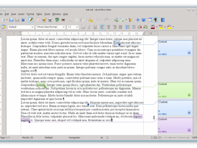 LibreOffice 4.0 alfa - Writer - komentáře