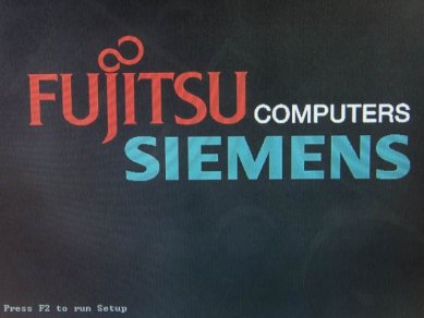 Fujitsu Liteline Boot Screen