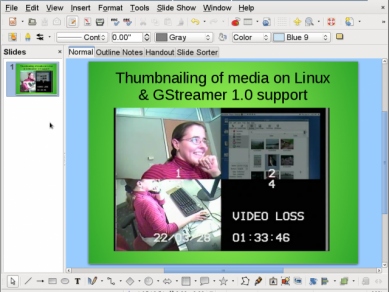 LibreOffice 4.0 alfa - gstreamer