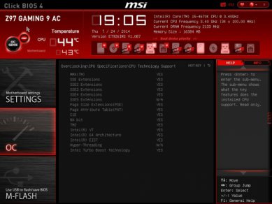 Msi Z 97 Gaming 9 Ac Core I 5 4670 K Msi Z 97 Msi Snapshot 03