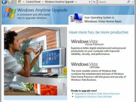 Windows Vista: Anytime Upgrade