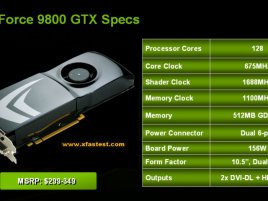 GeForce 9800 GTX - oficiální materiály