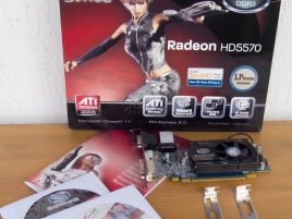 Sapphire Radeon HD 5570: obsah balení