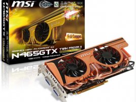 MSI N465GTX Twin Frozr II Golden Edition