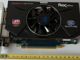 Radeon HD 5770 vs GeForce GTS 450: Sapphire HD 5770 FleX