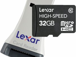 32GB Lexar High-Speed Mobile microSDHC Class 10