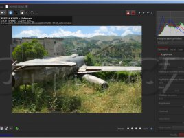 Raw Therapee 3.0.0, úprava fotky