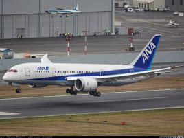 Boeing 787 Dreamliner v barvách ANA