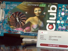 Club3D CGN-688TVD - GeForce 6800 128MB AGP