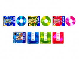 Barevná DVD média Maxell