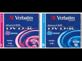 Verbatim 8x DVD-R a DVD+R