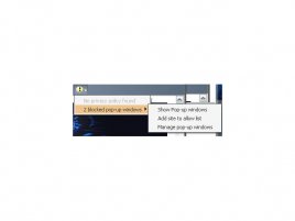 Blokování pop-up oken v IE