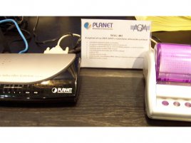 WSG-401 - WiFi hotspot Planet s tiskárnou účtu za připojení