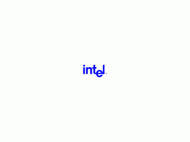 Intel logo staré