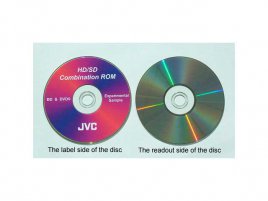 JVC Blu-ray/DVD combo ROM disc (vzorek)