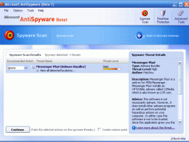 Microsoft Anti-Spyware Beta 1 (Atlanta)
