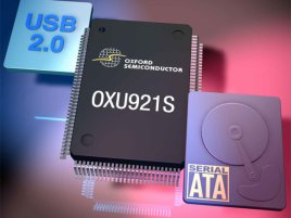 OXU921S: můstek USB 2.0 to Serial ATA