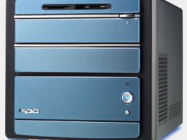 Shuttle XPC SN25P (pohled zpředu)