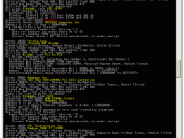 Příklad výstupu z Craig's PCI Diagnostic software