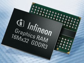 Infineon 512MBit GDDR3 čipy