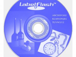 Ukázka LabelFlash potisknutého DVD-R