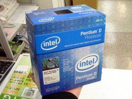 Krabice s procesorem Intel Pentium D 805