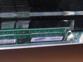 Samsung DDR3-800 paměťové moduly v PC