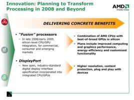 První představení vize s procesorem AMD Fusion