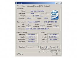 CPU-Z - Pentium Dual-Core E2160