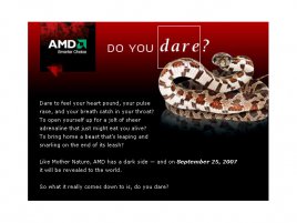 AMD - Do you dare?