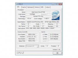 Intel Core 2 Duo E7300 (Engineering Sample) - přetaktování na 4 