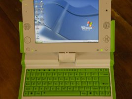 Windows XP na OLPC notebooku XO