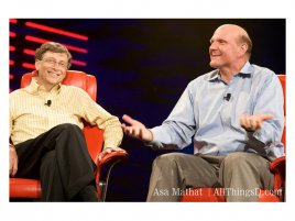 Bill Gates a Steve Ballmer na D:All Things Digital conference (2