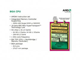 Náčrt AMD BGA CPU