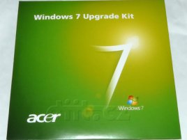 Acer Windows 7 Upgrade kit - obal médií (přední strana)