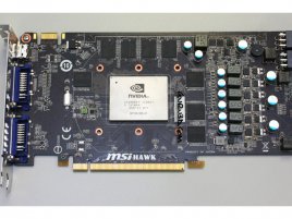 MSI GeForce 460 GTX Hawk (bez chlazení)