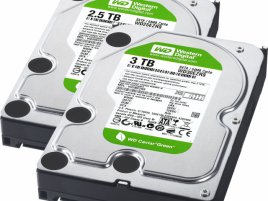 Western Digital 3TB a 2,5TB SATA disk