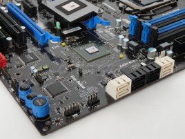 MSI P67A-GD65: SATA porty, čipset (+ chlazení)