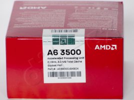 AMD A6-3500 box - štítek
