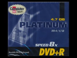 DVD+R Platinum Computer Gut - zepředu