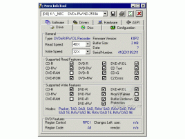 NEC ND-2510 Nero InfoTool